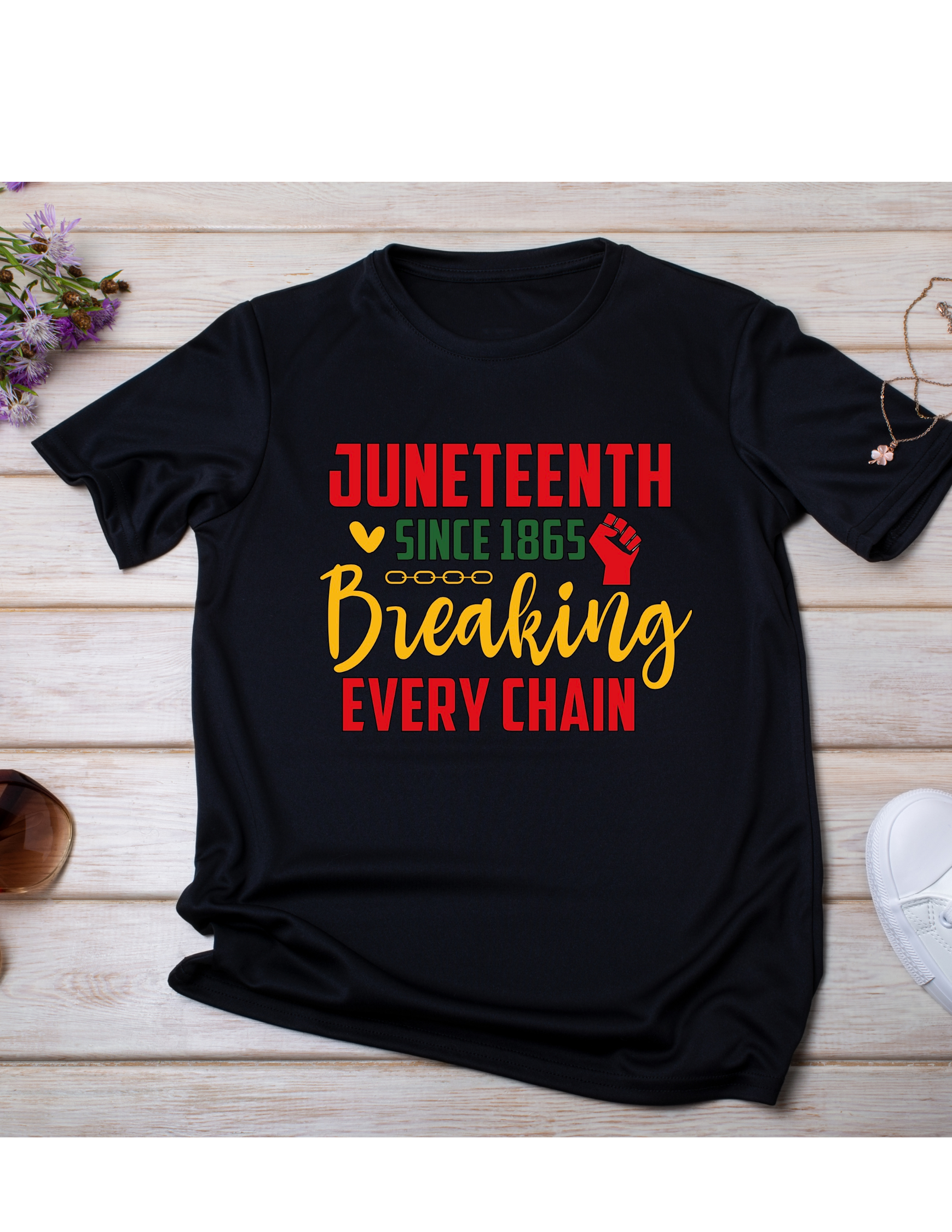 Juneteenth Tee- Breaking Chains